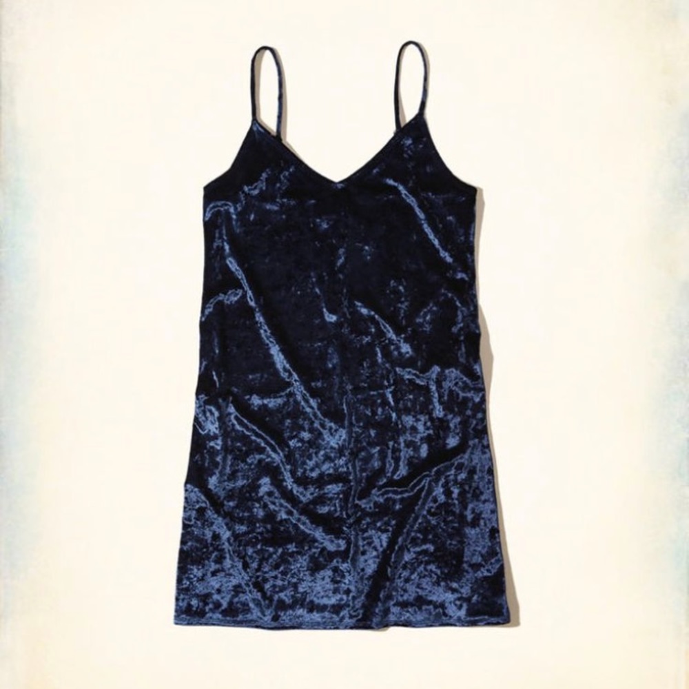 Crushed Velvet Mini Dress